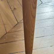 Butterfly leaf dining table, Lubke Vintage 1950s