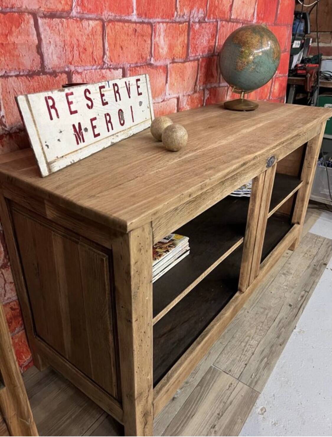 Ancien buffet enfilade en chene