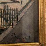 Watercolor signed R. Bergeron