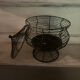 Wrought iron candle holder