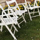 Salon de jardin en bois, 4 fauteuils