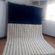 Tapis marocain en laine bleue tissée à la main