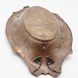 Metal dish art deco
