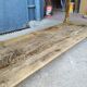 Table de métier drapière sapin décapé 3m