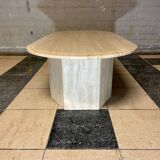 Travertine coffee table