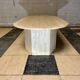 Travertine coffee table
