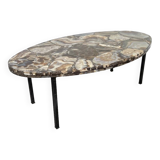 1950s Madagascar aragonite coffee table