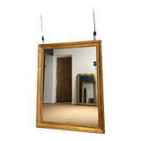 Old mirror 148.5cm/115.5cm mercury glass