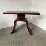 Art Deco style console with mahogany marquetry
