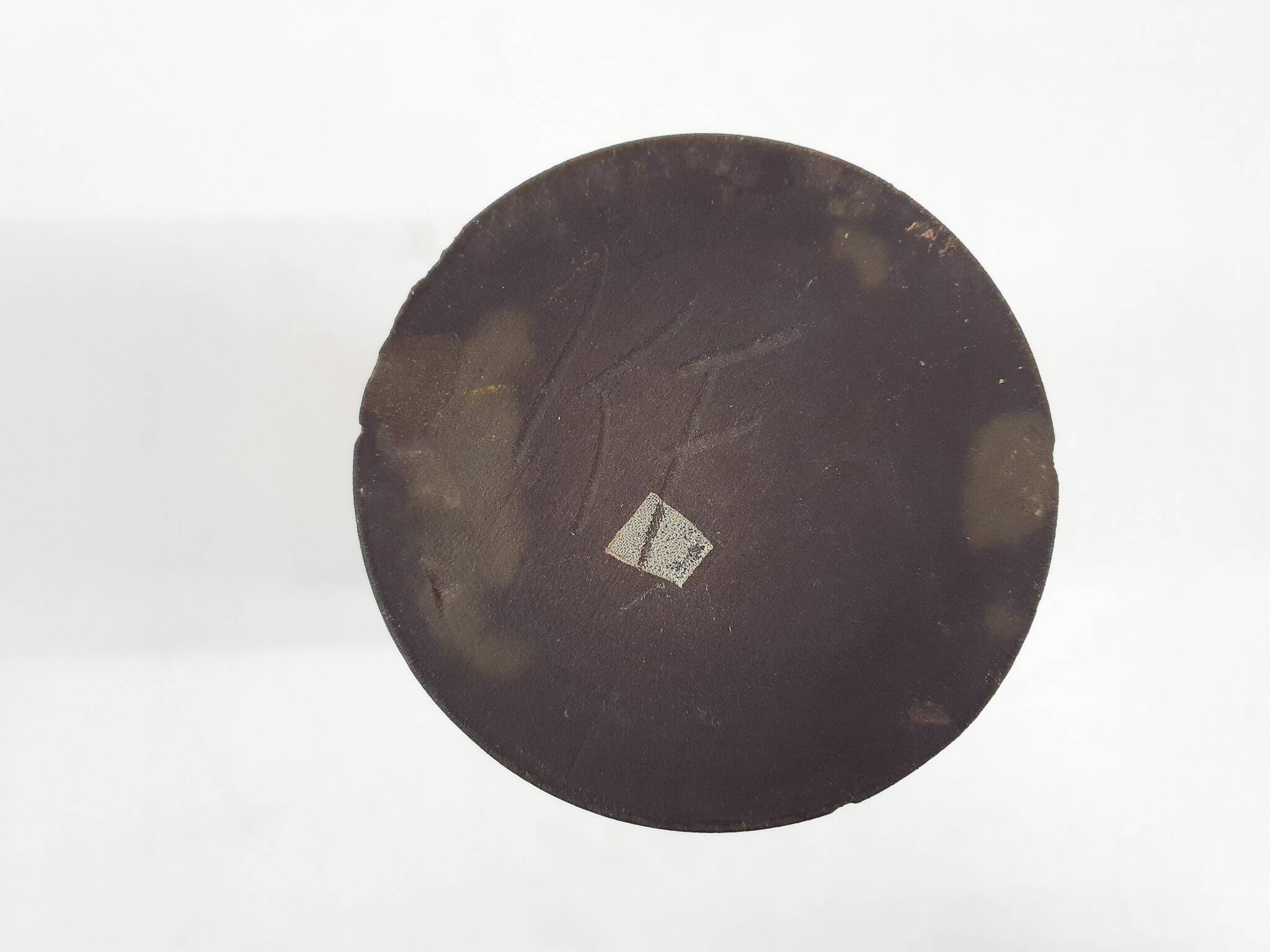 Brown ceramic vase by Klaas Fenne de Leeuw, The Netherlands 1970's