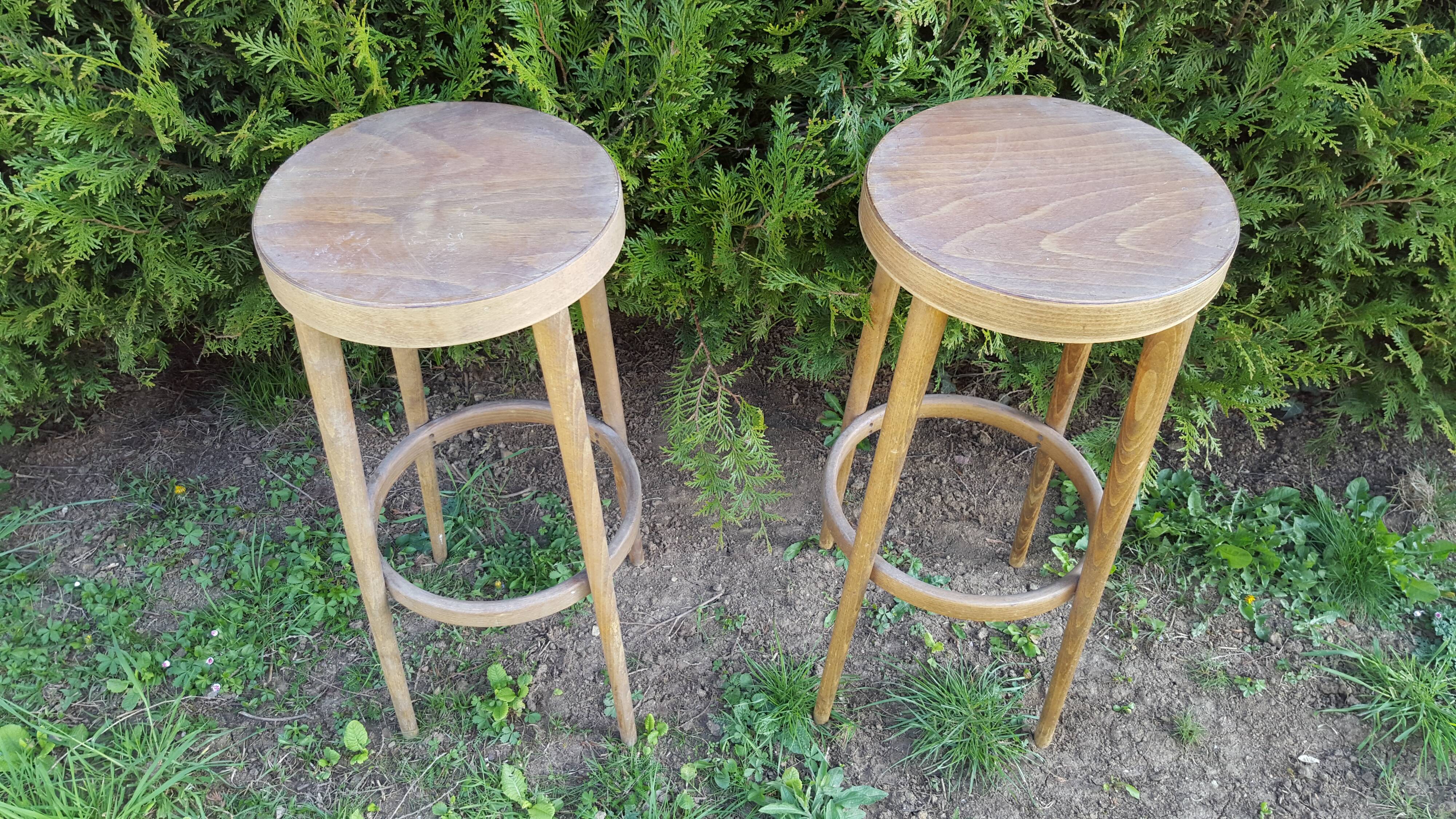 Pair of vintage bar stools 60/70