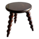Tabouret tripode bois