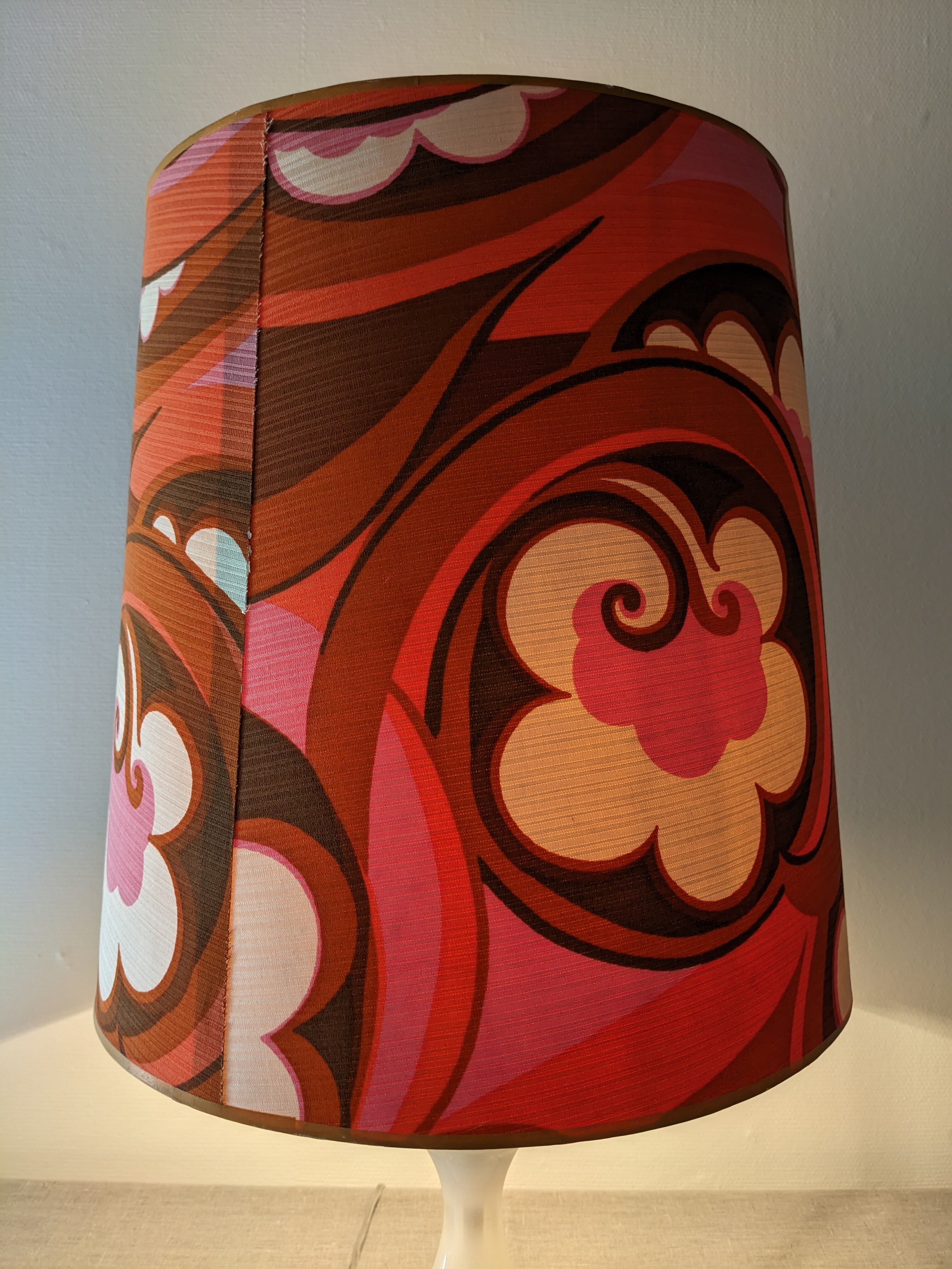 Glass lamp from the 60s/70s by Doria Leuchten
