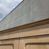 Natural wood wardrobe