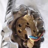 Pair of chrome wall lights