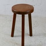 Tripod stool. Wood. France, circa 1950