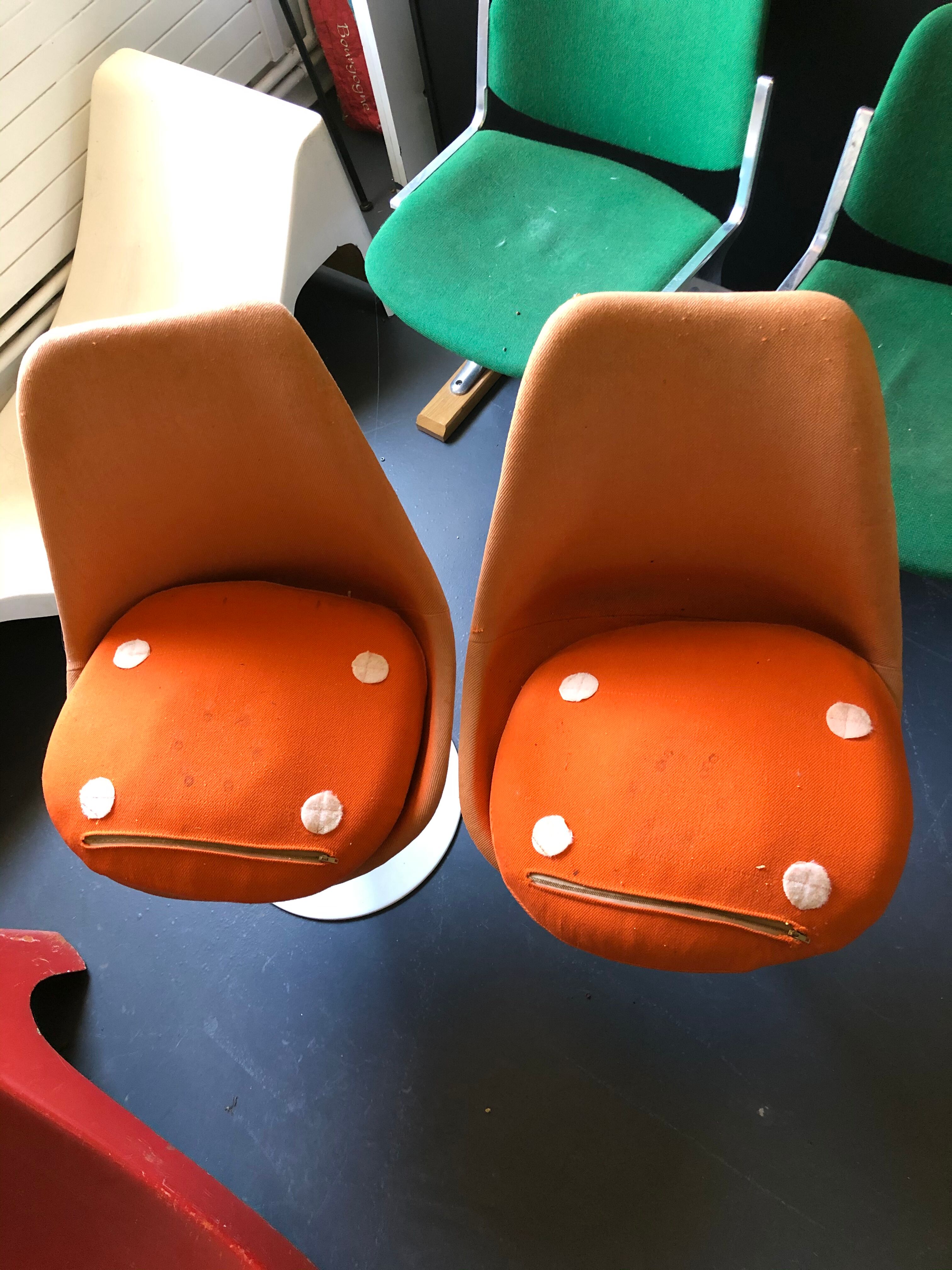 Paire de chaises Saarinen pour Knoll