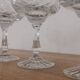 4 cut crystal champagne glasses