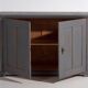 Small antique silver-grey cupboard (circa 1900) #29