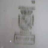 Round dish Sarreguemines Digoin model mignardise