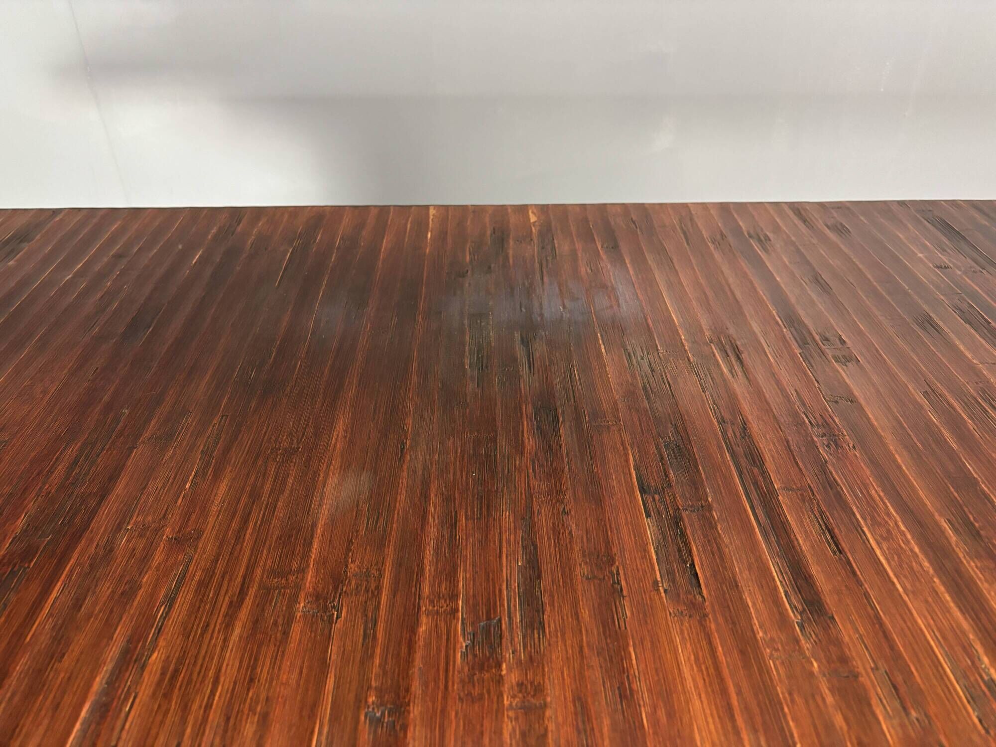 Low Japandi bamboo wabi sabi coffee table by Axel Vervoordt, Belgium 1980s