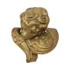 Vintage Angel Head Bust Gilded Plaster Wall Decoration 20cm