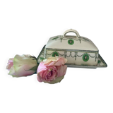 Beurrier en faïence Royal Doulton ancien