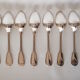 Couverts de  table et cuillères à thé en metal argenté  maison Ercuis