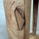 Old round side table