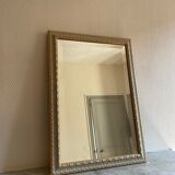 Mirror golden white frame