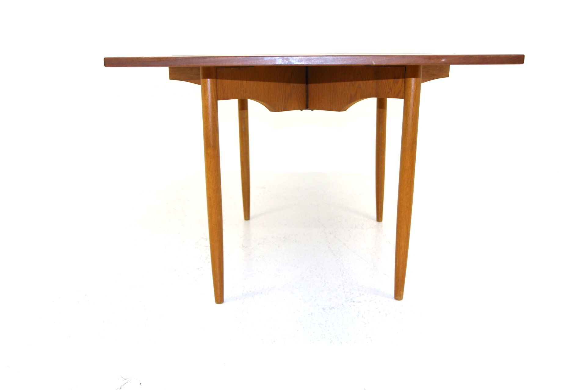 Teak dining table with swings, Sweden, 1960