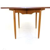 Teak dining table with swings, Sweden, 1960