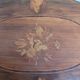 Napoleon III walnut burl table