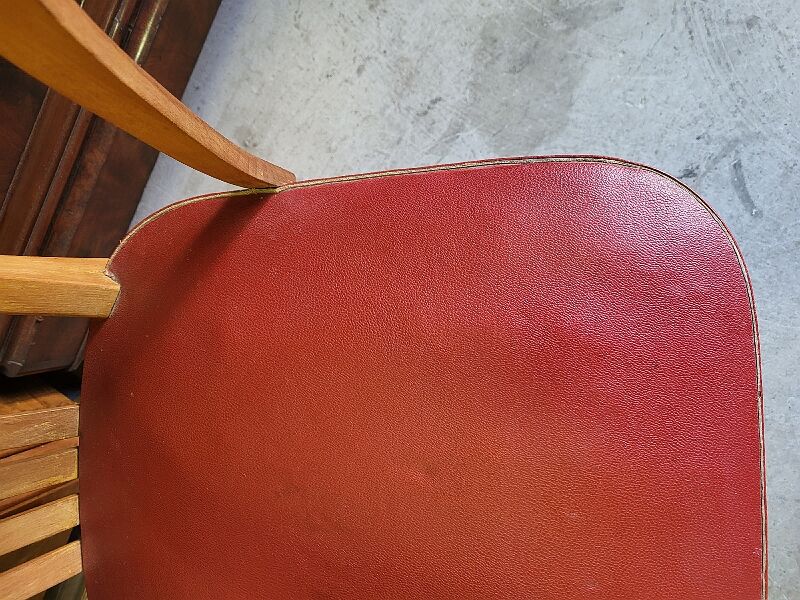 Pair of adjustable office chairs vintage 1960