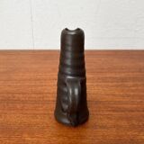 Carafe vase from German studio pottery from the mid-century by Petra, 1960s.