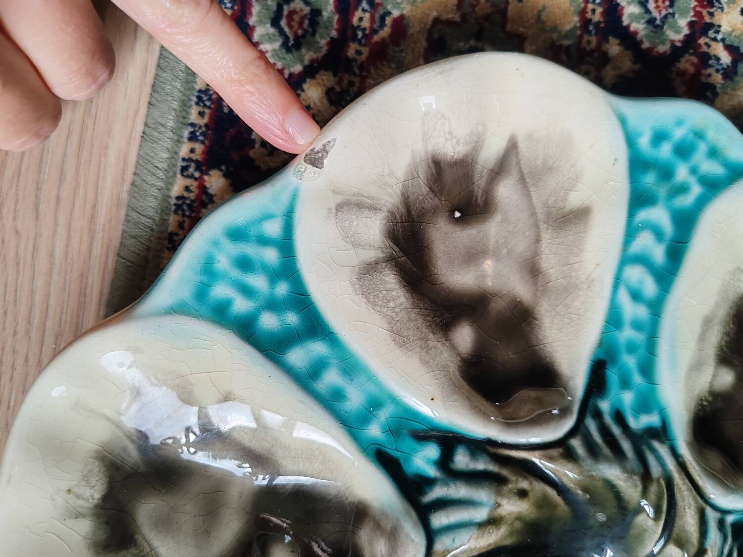 Moulins des loups oyster plate