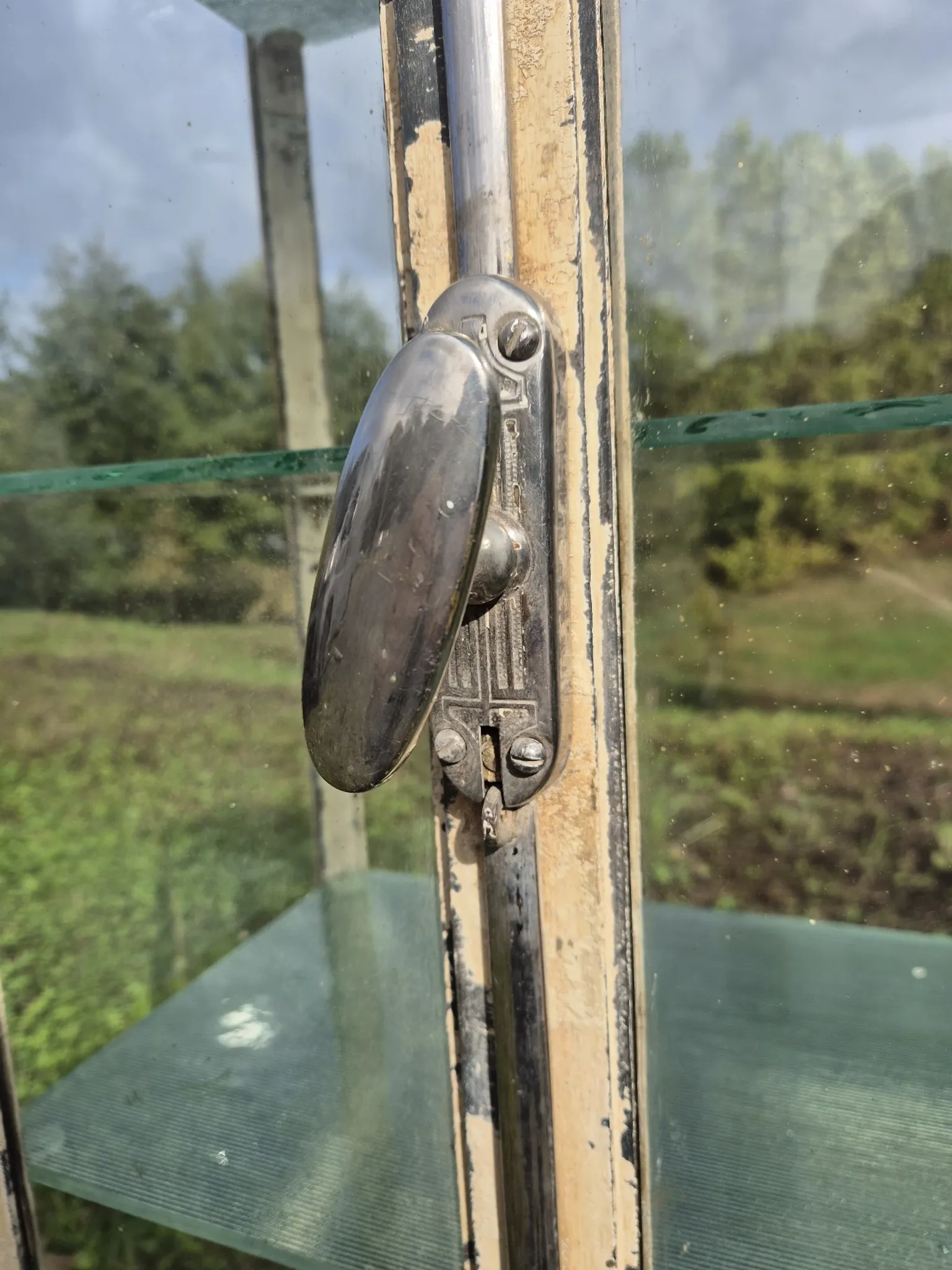 Ancienne vitrine de chirurgien