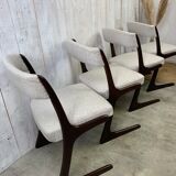 Series of 4 Baumann chairs
