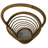 Umbrella holder in ratan, France, 1970