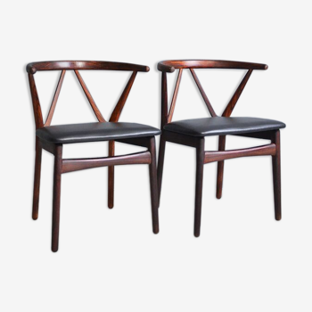 Henning Kjaernulf - Set of 2 chairs model 255