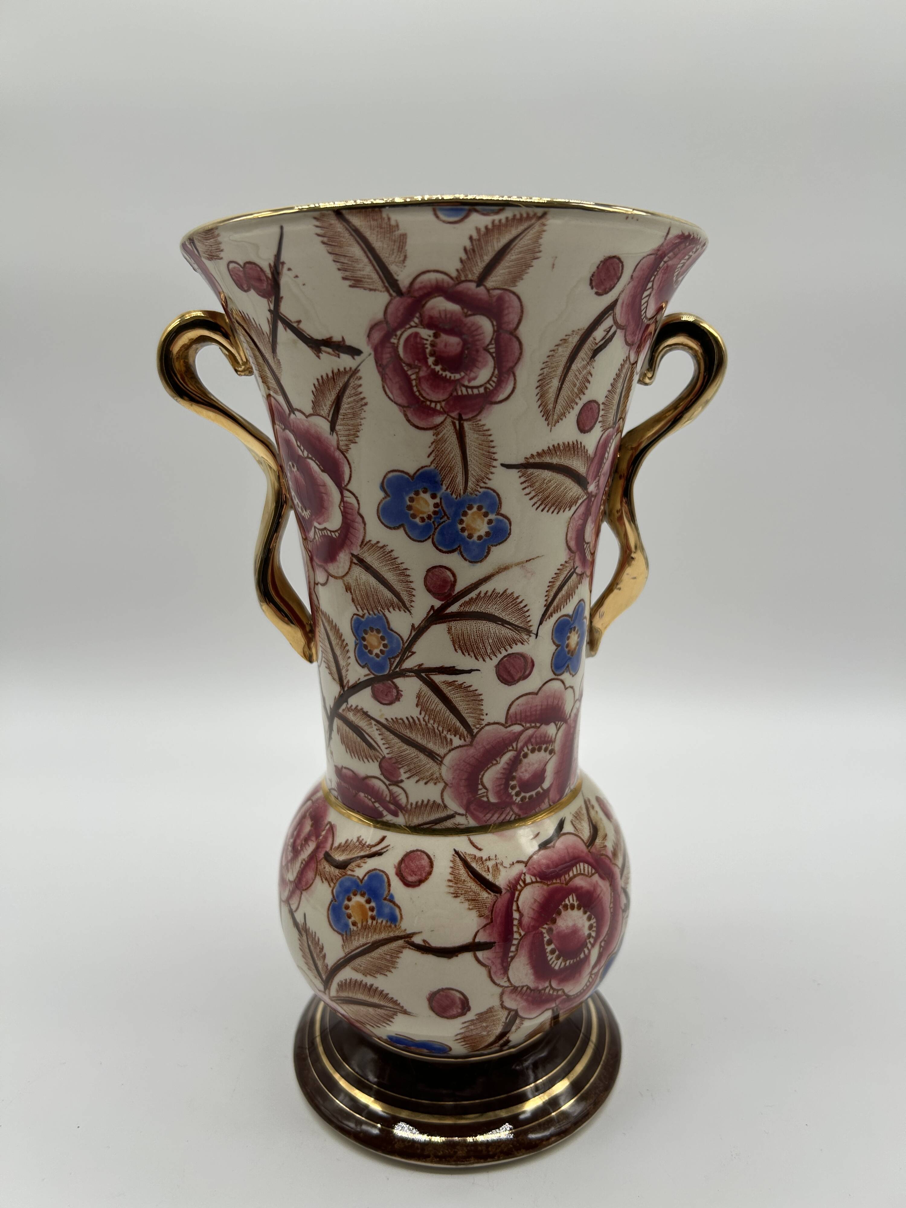 Beautiful vase Boch Frères by R. Chevallier.