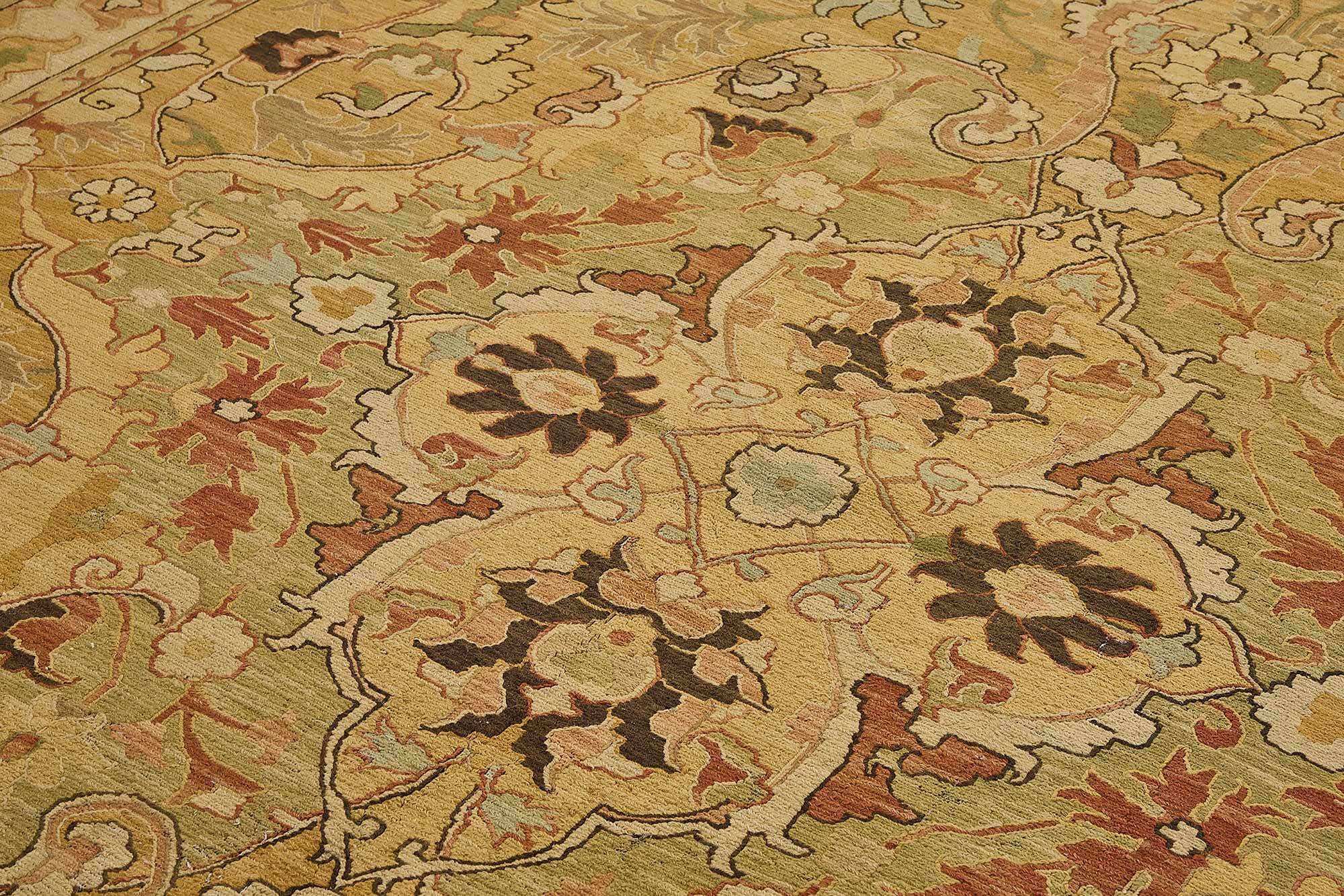 Turkish Handknotted Wool Oushak Rug 260 cm x 348 cm