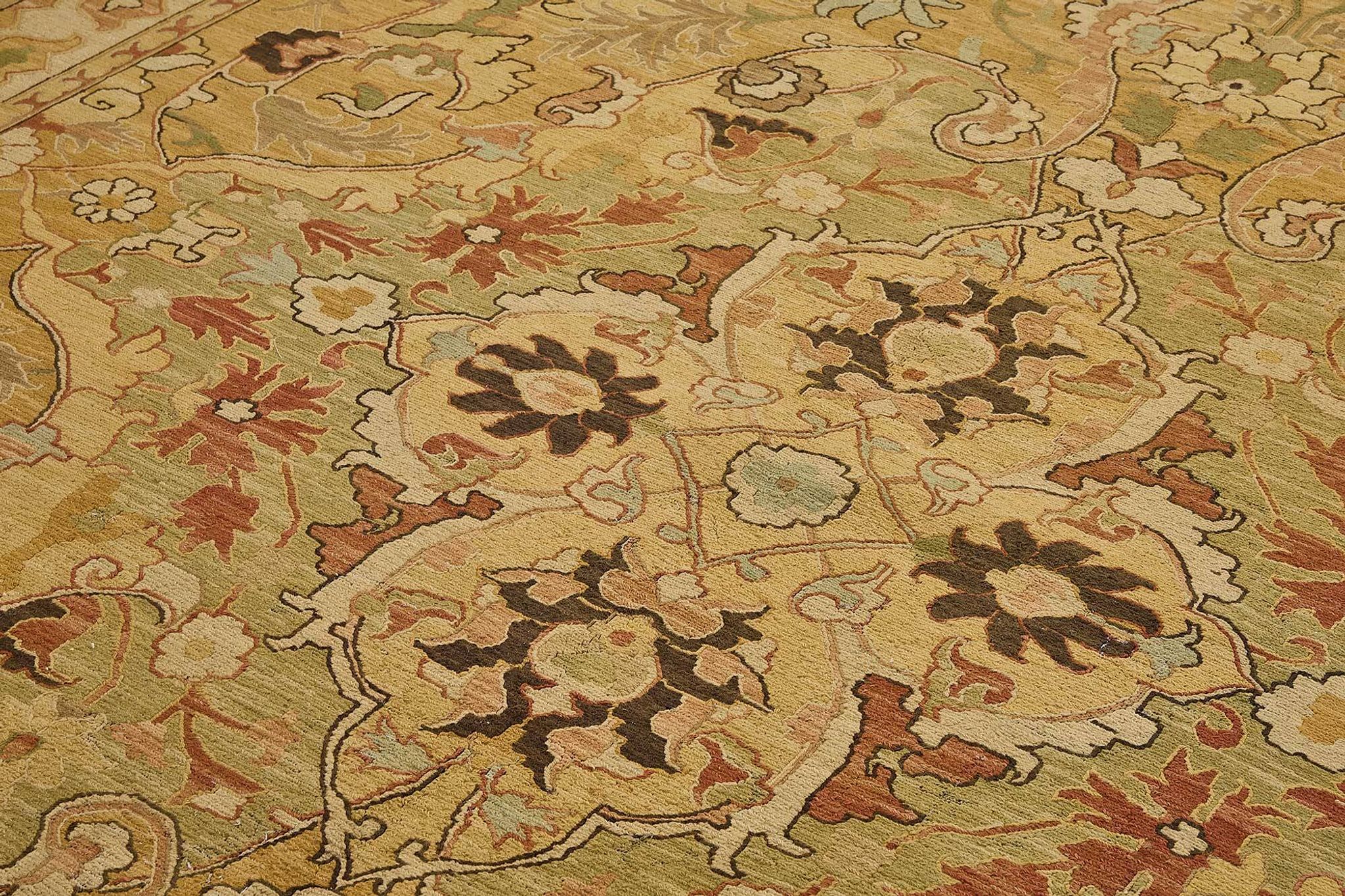 Turkish Handknotted Wool Oushak Rug 260 cm x 348 cm