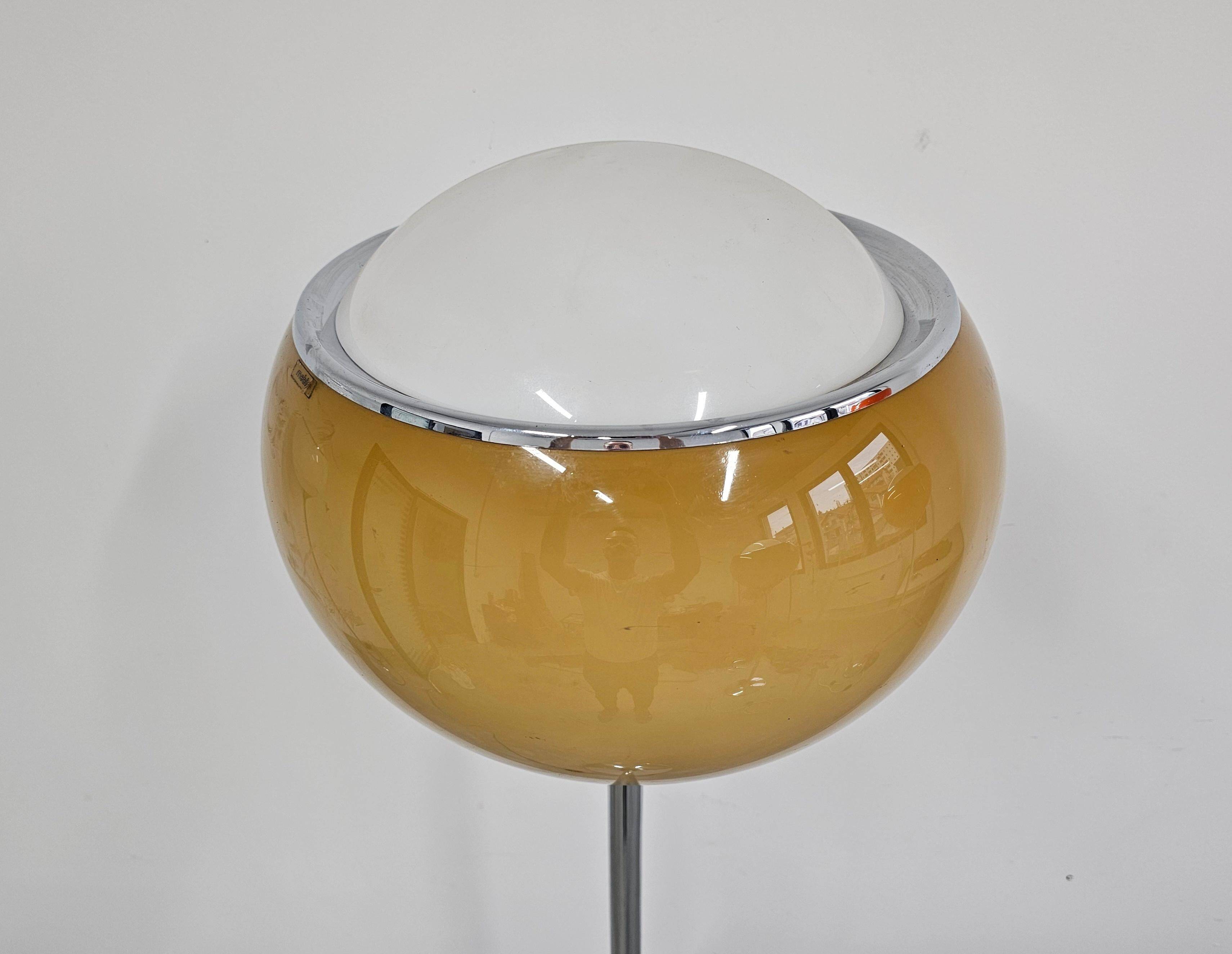 Mid-Century Floor Lamp "Flash" or "Large Bud" by Harvey Guzzini