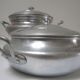 Ensemble de deux soupières aluminium Tournus des années 30/40