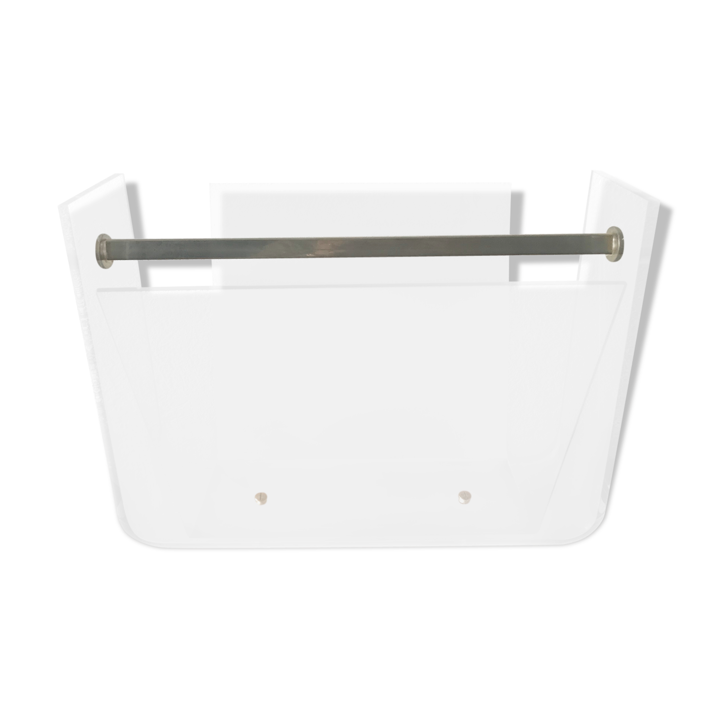 Plexiglass magazine holder David Lange Roche Bobois