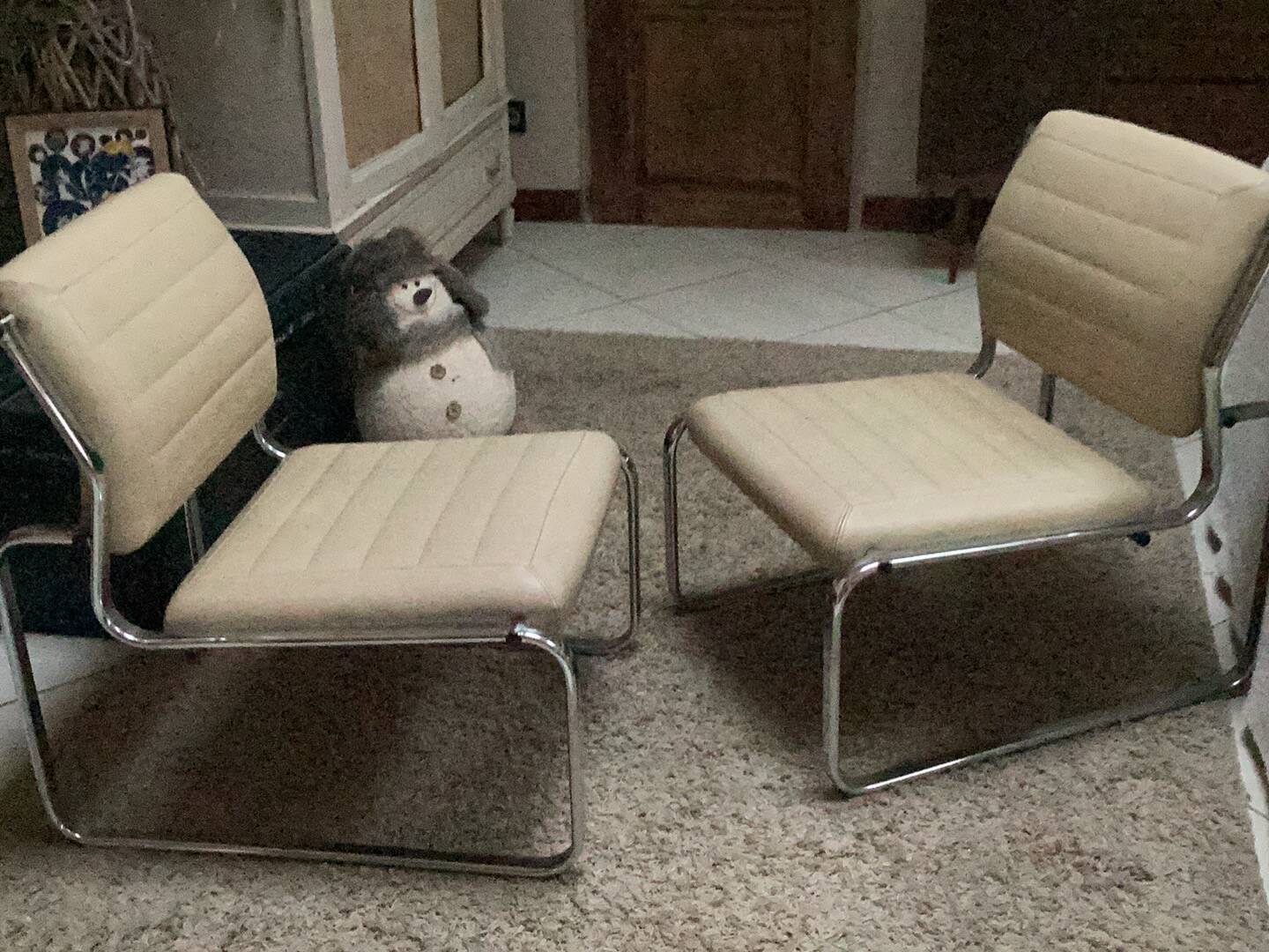 Vintage leather armchairs