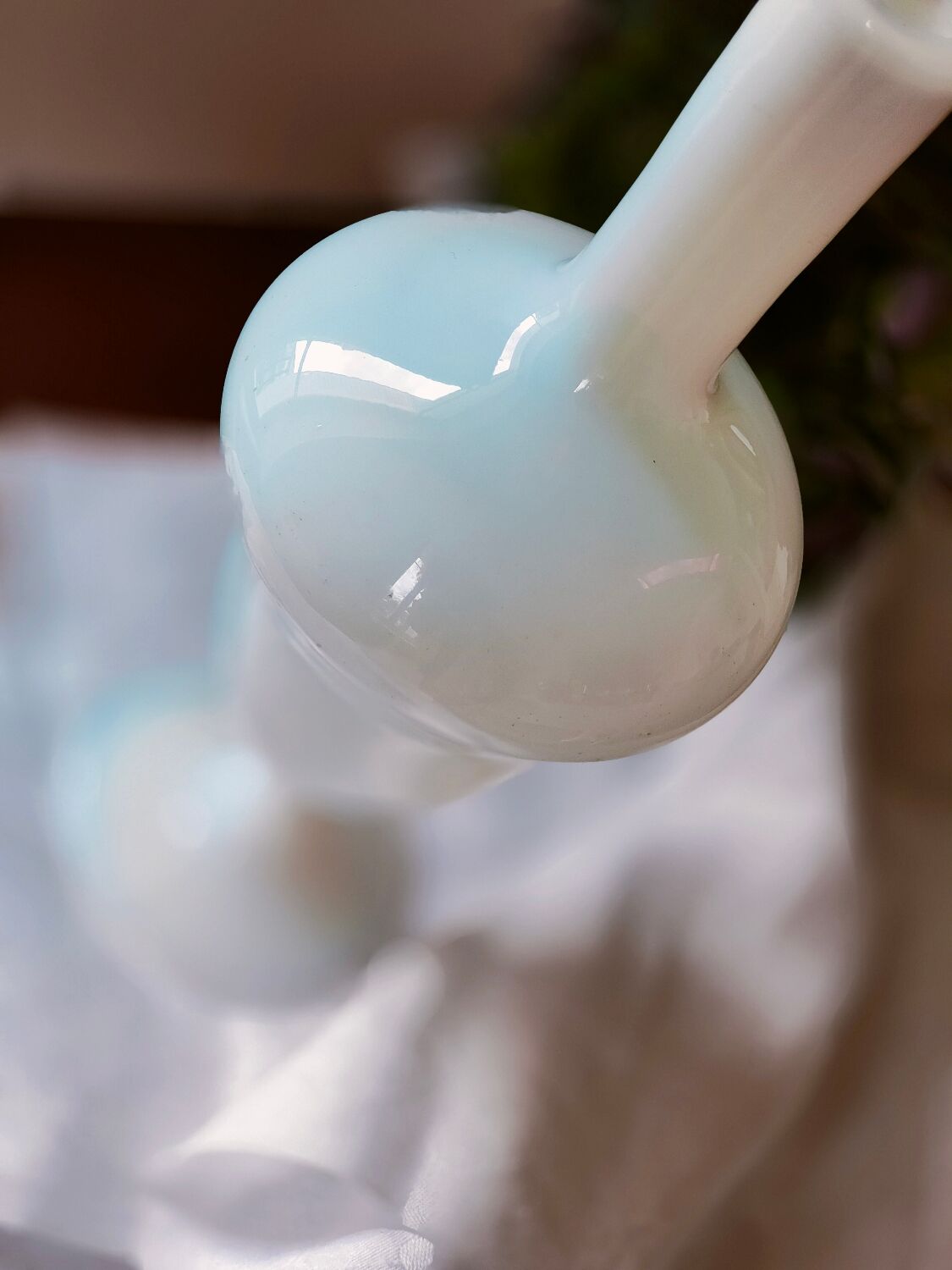 Sèvres opalescent soliflore vase