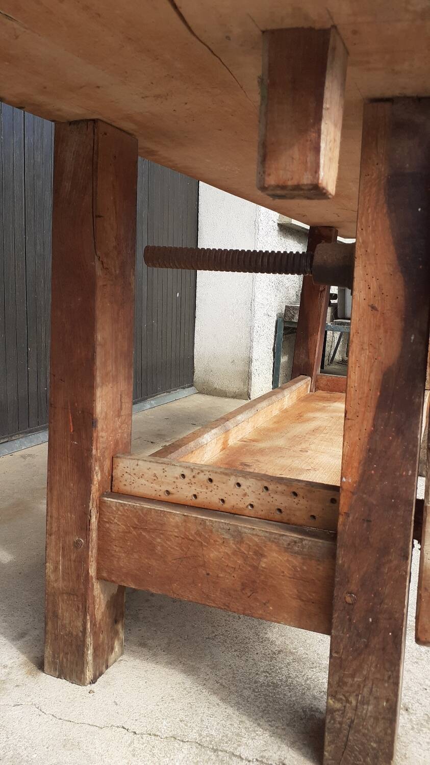 Établi menuisier en bois