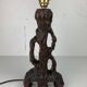 Brutalist organic mushroom table lamp, Dutch 1960s